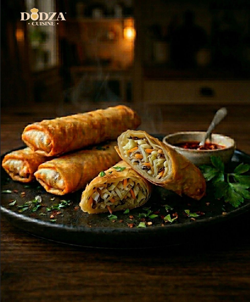 SPRING ROLLS with VEGETABLES(10 pcs) - سبرنج رولز خضار