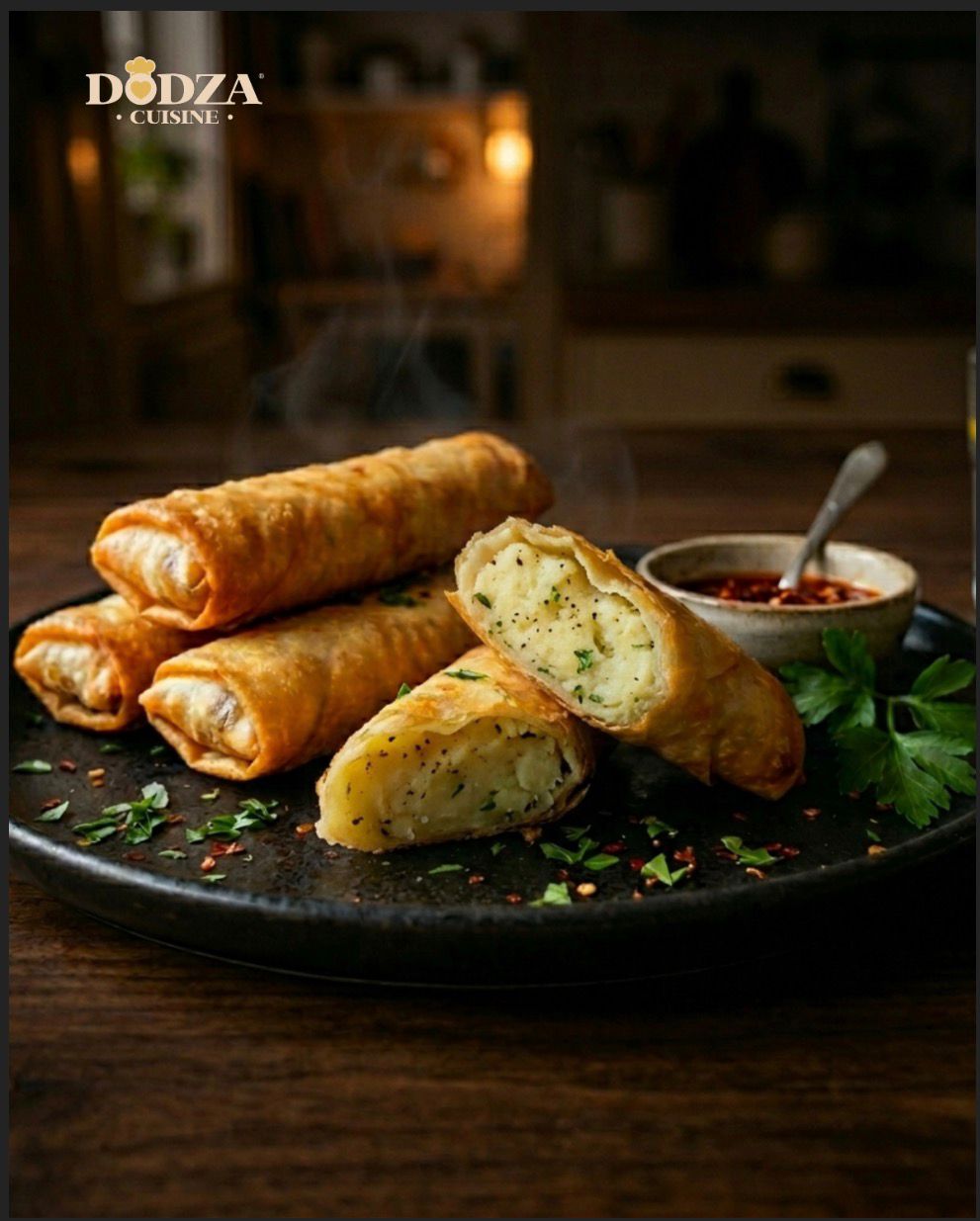 SPRING ROLLS with POTATOES (10 pcs) - سبرنج رولز بطاطس